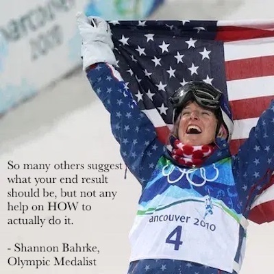 Shannon Bahrke, Jason Selk client for executive functioning and leadership coaching