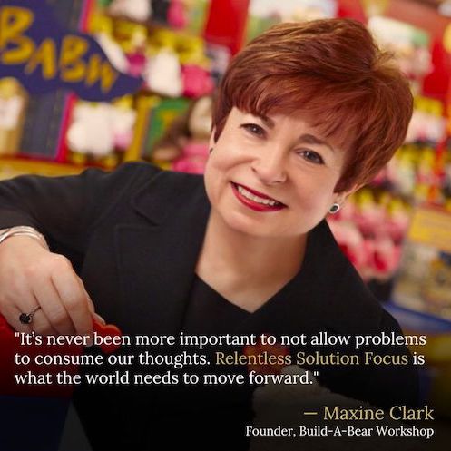 Maxine Clark, Jason Selk client for executive functioning and leadership coaching